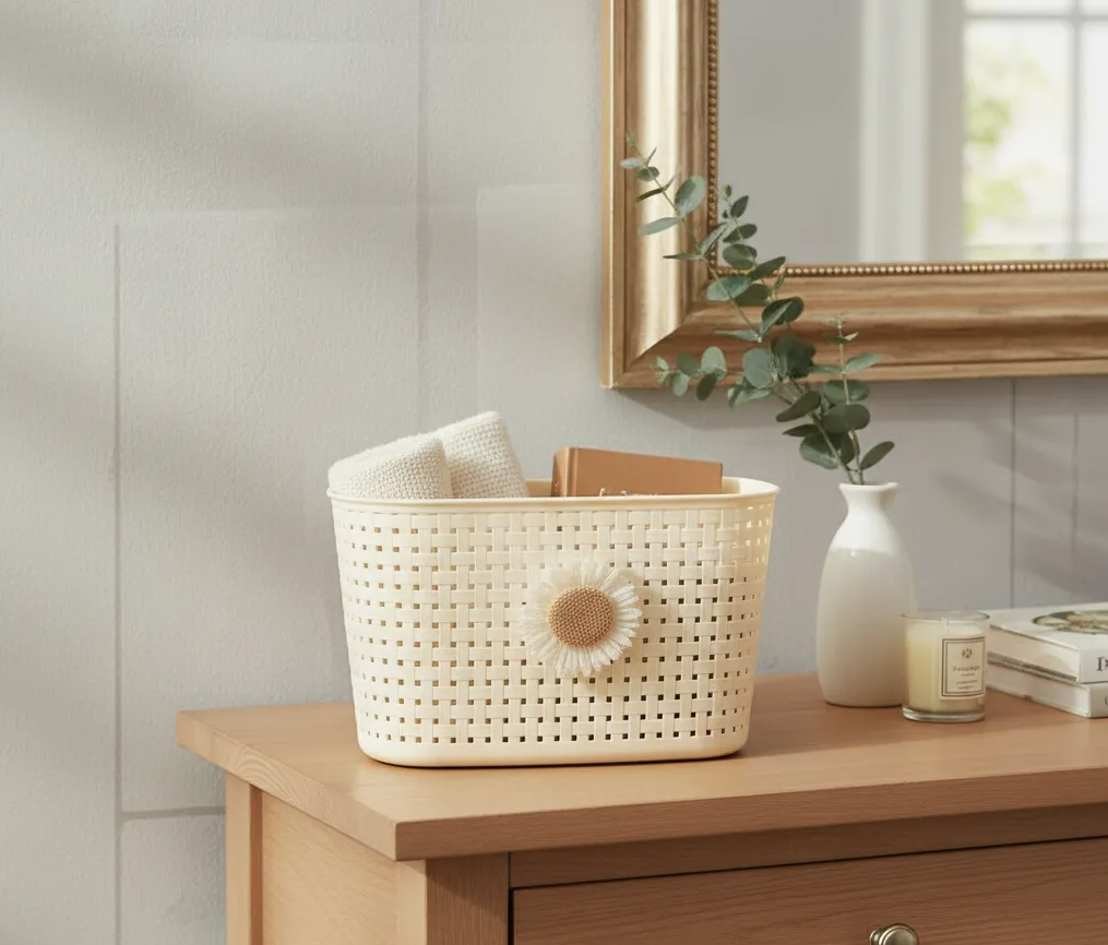 Canasto Organizador Colgante Plástico-3