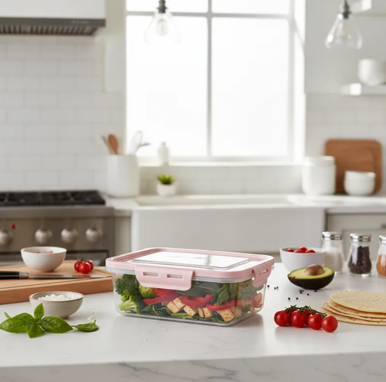 Contenedor Herm tico T per Pl stico Alimentos 21 5x15 5x8cm-2