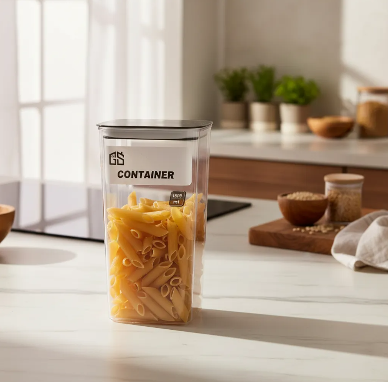 Frasco Hermetico Contenedor 1600ml Para Alimentos-5