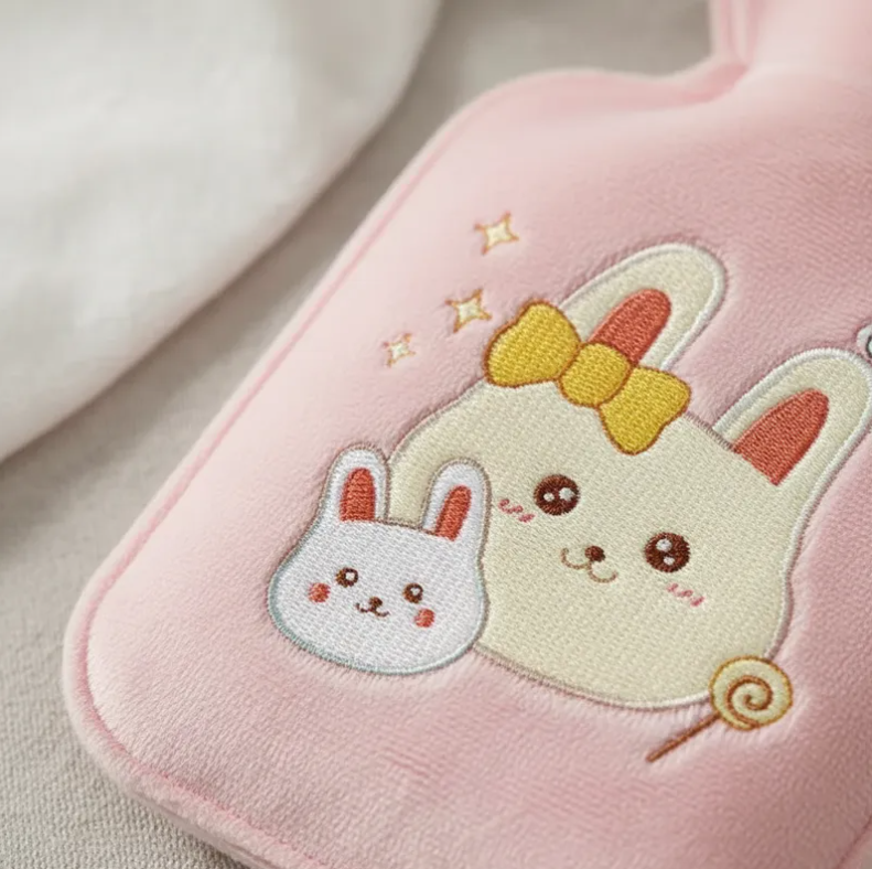 Set X4 Guatero De Mano 300ml Con Funda De Felpa-2