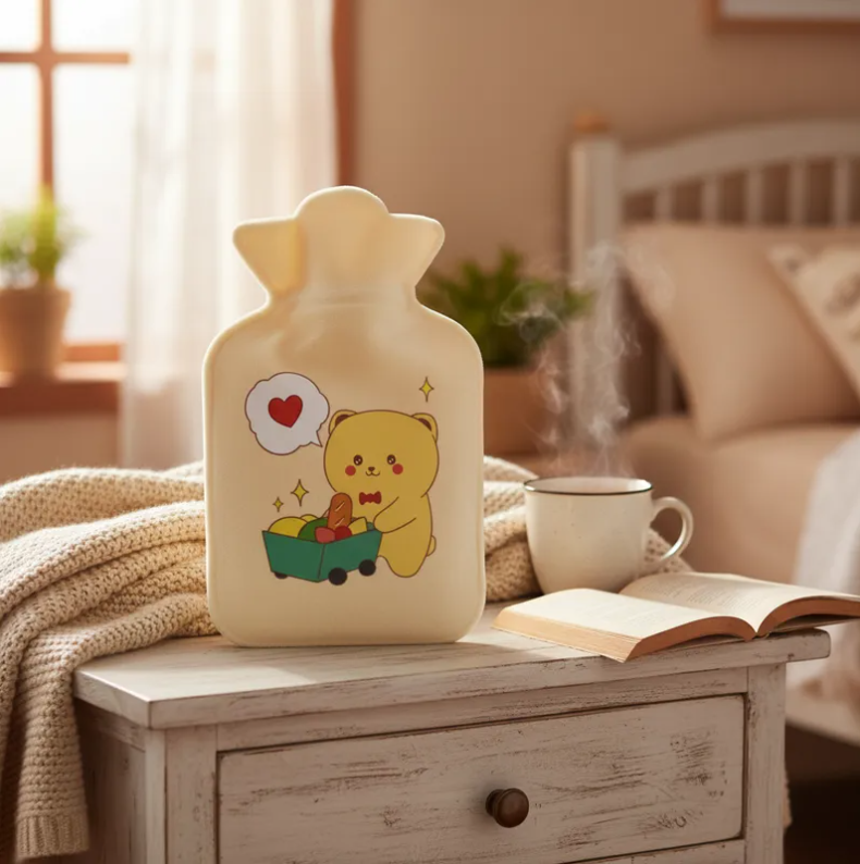 Set X4 Guatero De Mano 300ml Con Funda De Felpa-4