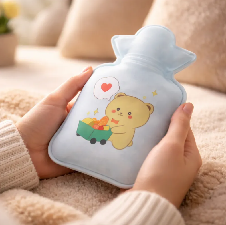 Set X4 Guatero De Mano 300ml Con Funda De Felpa-6