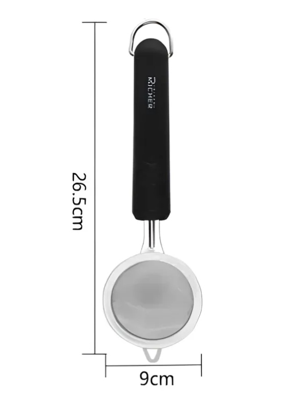 Colador Cernidor 9cm Malla Fina Acero Inoxidable-6