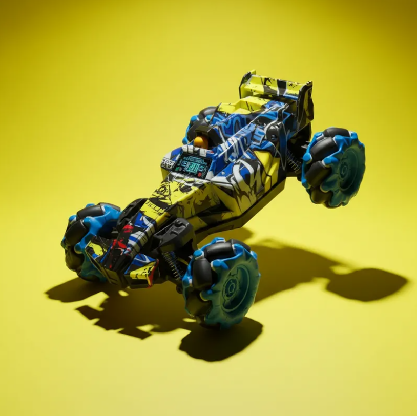 Auto A Control Remoto Stunt Drift 360 Recargable Con Luces-3