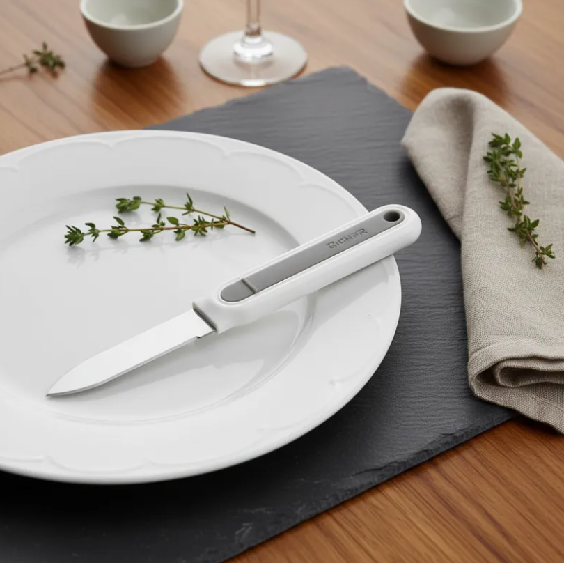 Cuchillo Pelador De Frutas Y Verduras Acero Inoxidable 21 5cm-3