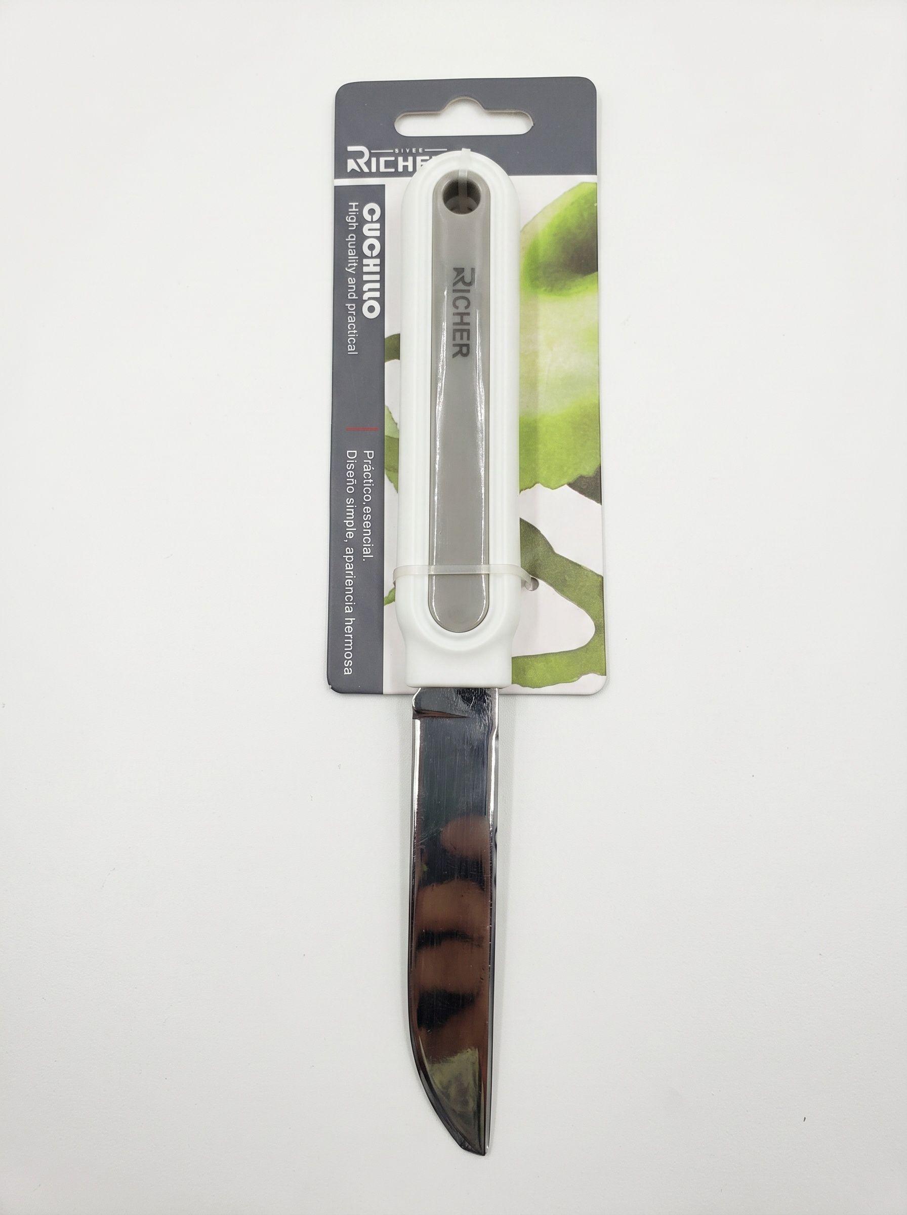 Cuchillo Pelador De Frutas Y Verduras Acero Inoxidable 21 5cm-3