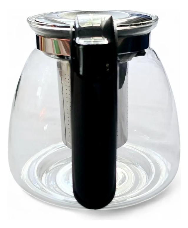 Tetera De Vidrio Con Infusor De Acero Inoxidable 1100ml-2
