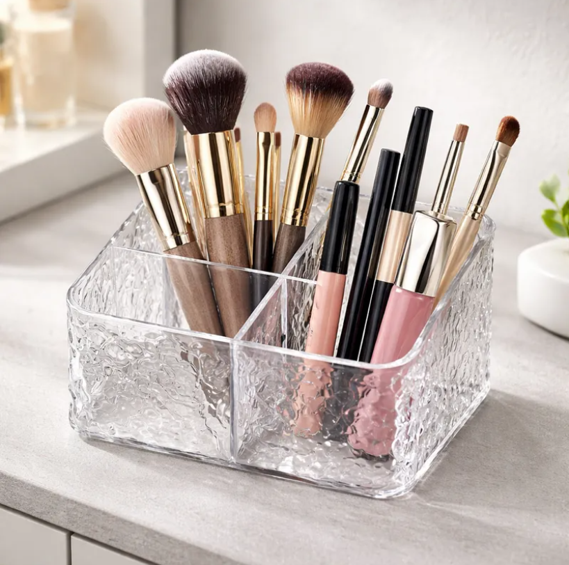 Organizador Acr lico Texturizado Para Maquillaje Y Escritorio-7