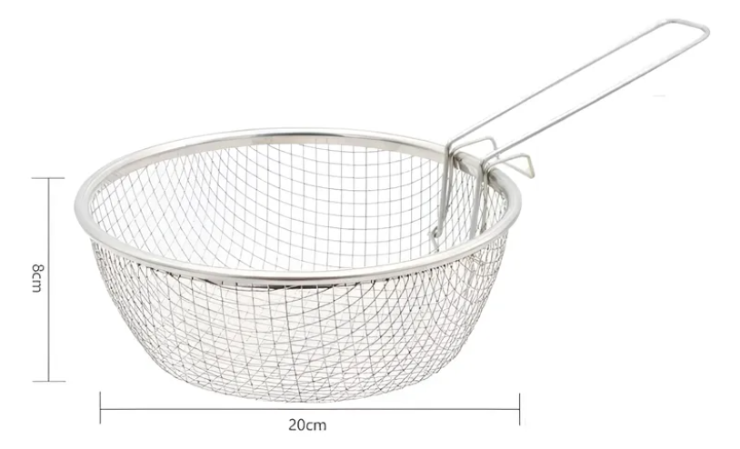 Canasto Freidor De Acero Inoxidable 20cm-5