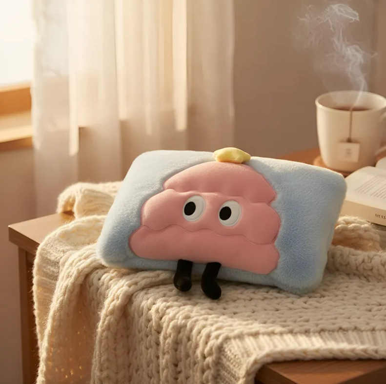 Guatero El ctrico Recargable De Felpa Kawaii-3