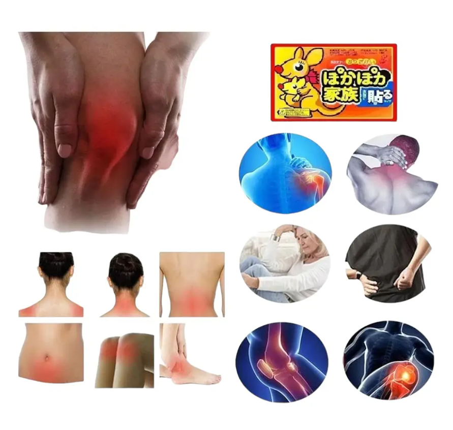 Pack X10 Parche Caliente Adhesivo Corporal Alivio Dolor-2