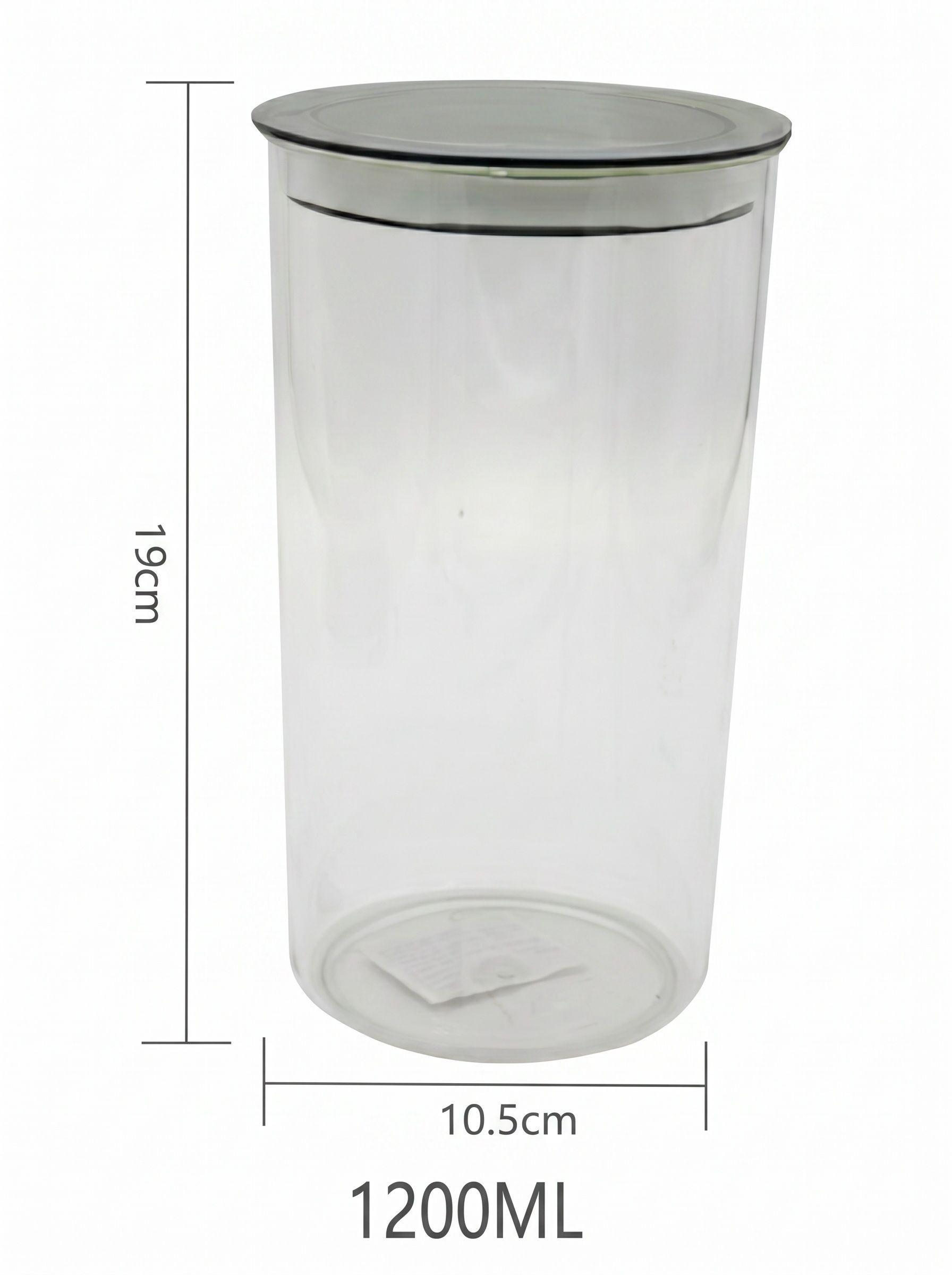 Frasco Contenedor Herm tico Acr lico 1200ml Cocina Alimento-2