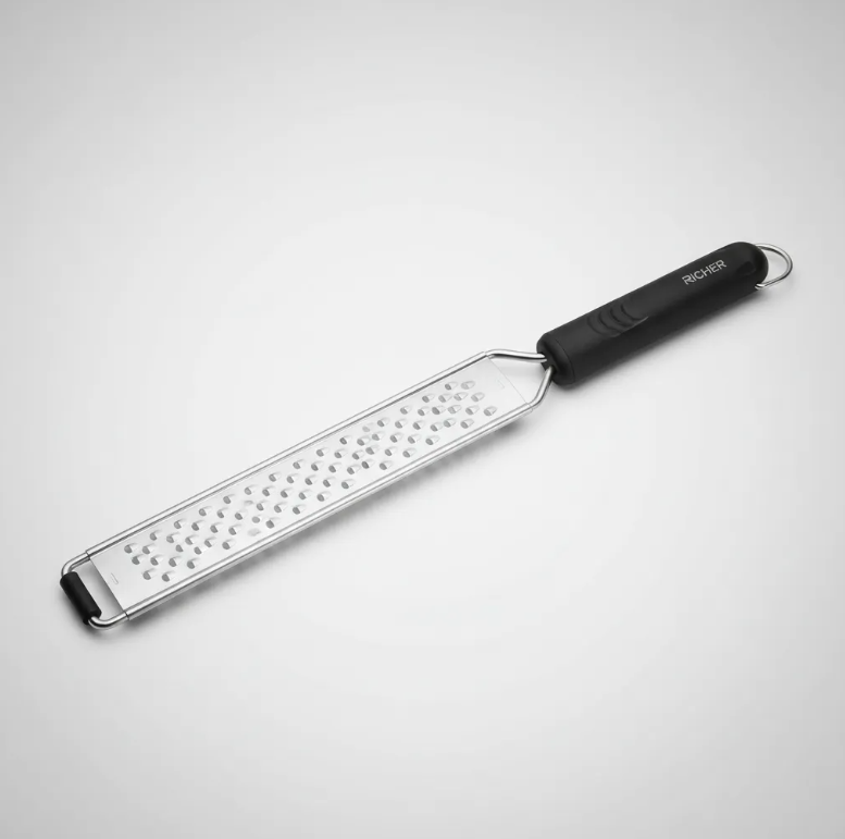Rallador Fino Acero Inoxidable 34 5x3 Cm Con Mango-5
