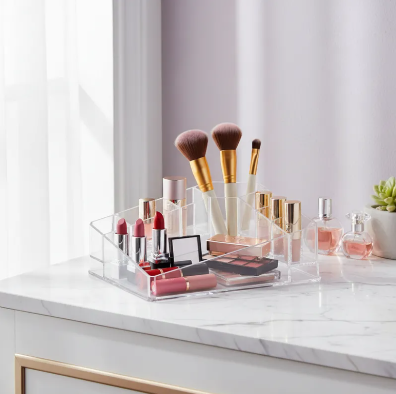 Organizador Acr lico Transparente para Maquillaje 7x13 5cm-4