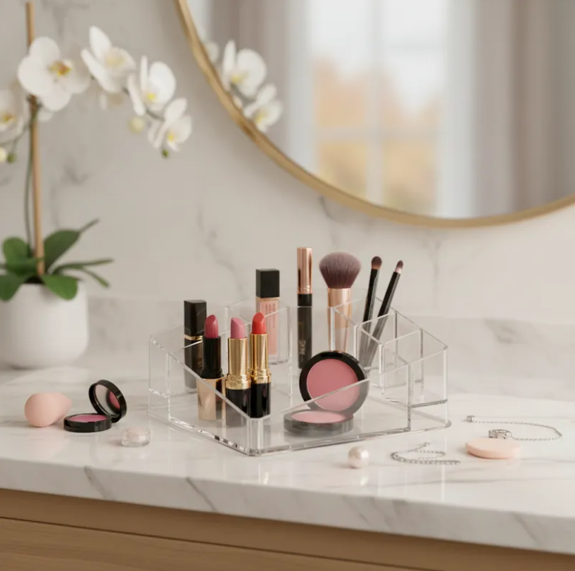 Organizador Acr lico Transparente para Maquillaje 7x13 5cm-5