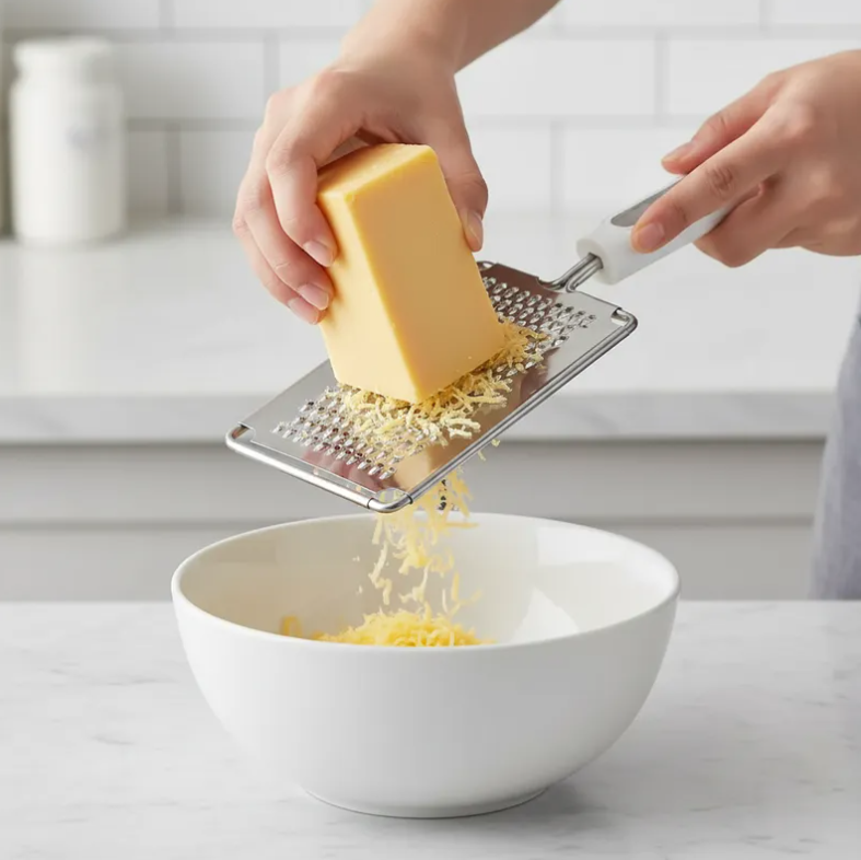 Rallador Plano Acero Inoxidable para Cocina-0