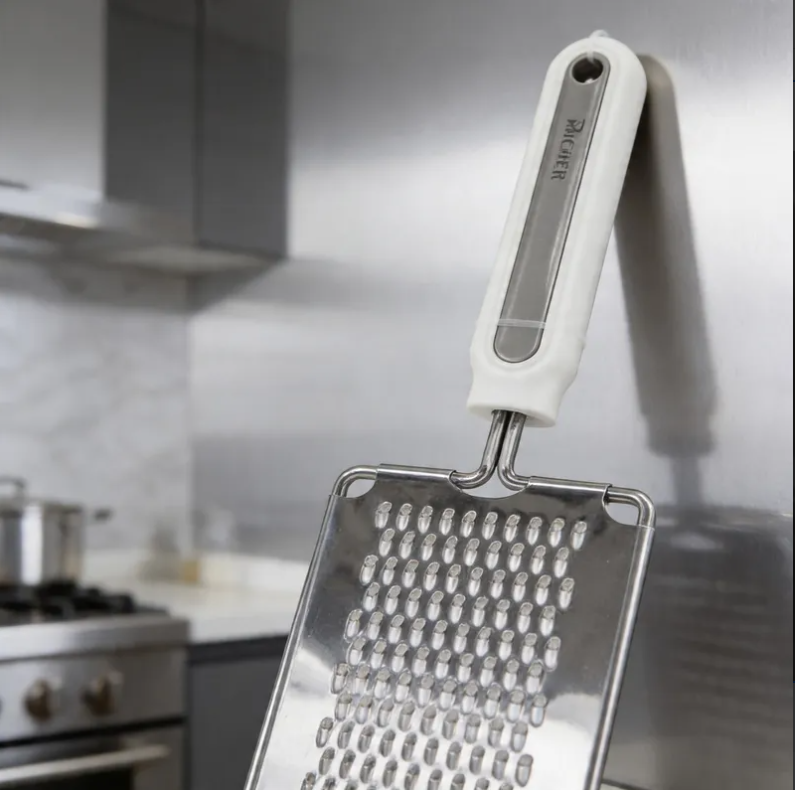 Rallador Plano Acero Inoxidable para Cocina-3