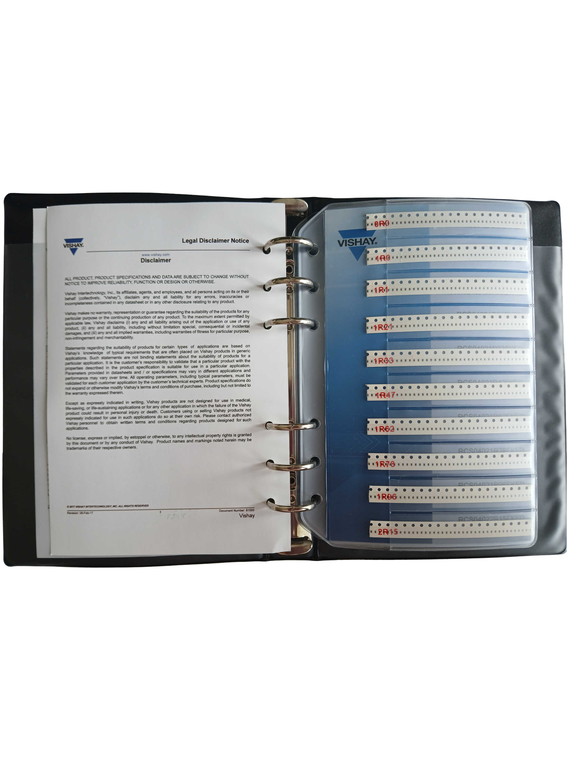 Kit de 5840 Resistencias De Chip Vishay Rcs E3, 1 a 1M Ohm, Rohs!-2