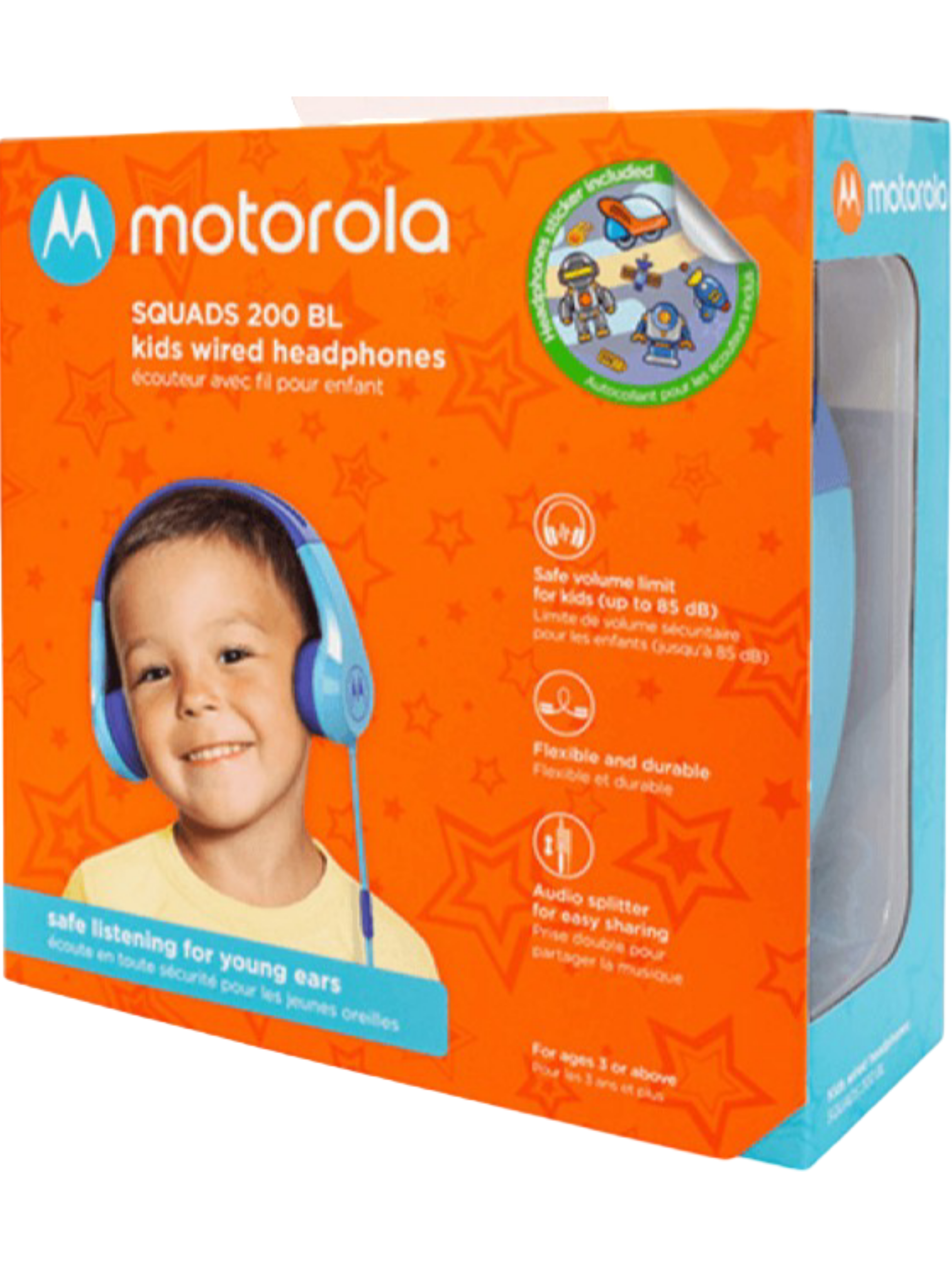 Audífonos Infantiles Ajuste de Flexible Squads 200 Motorola-4
