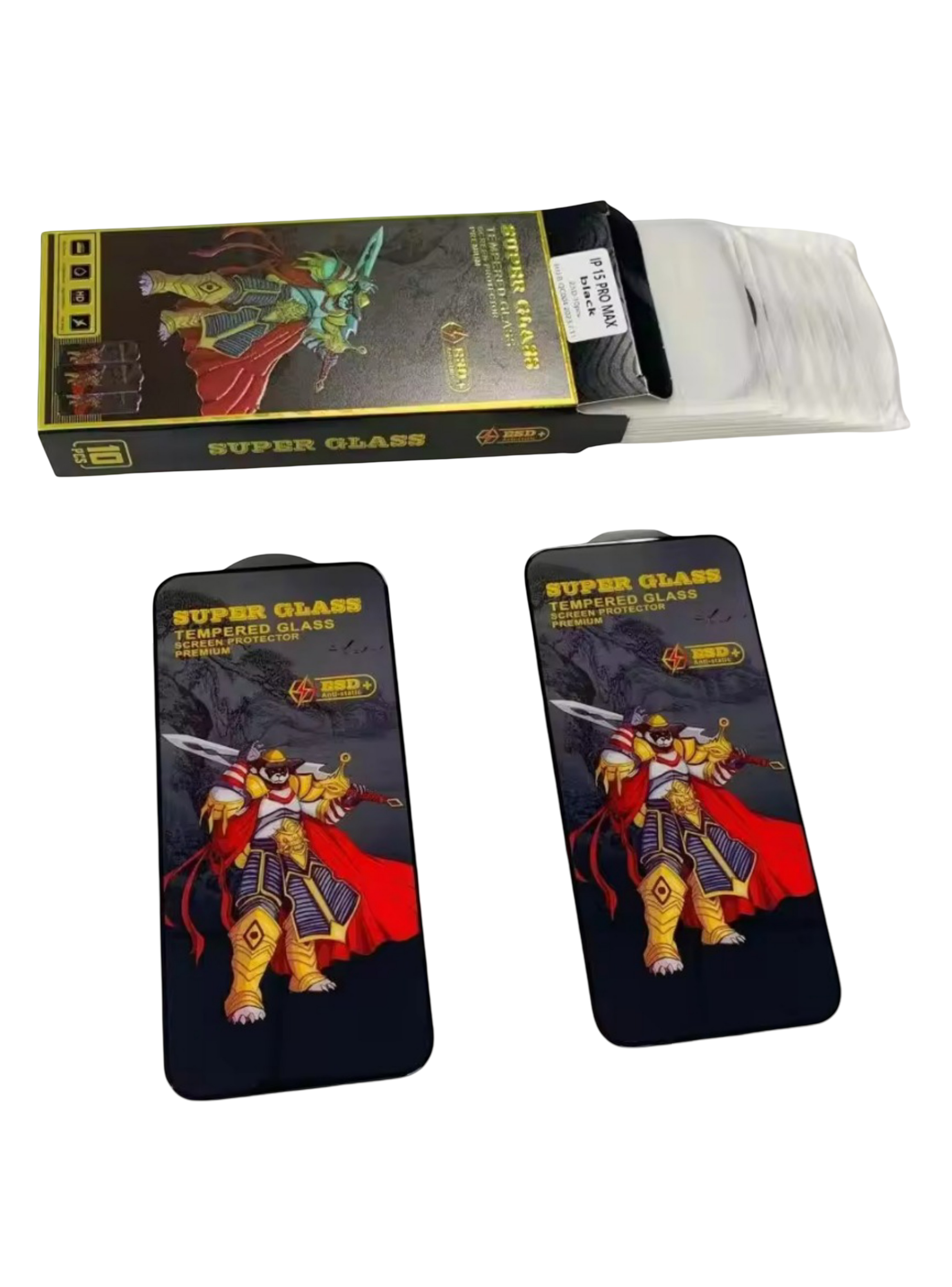 Pack Oferta de 10 Láminas Premium OG Armor Panda ESD para iPhone 15 ‼️-3