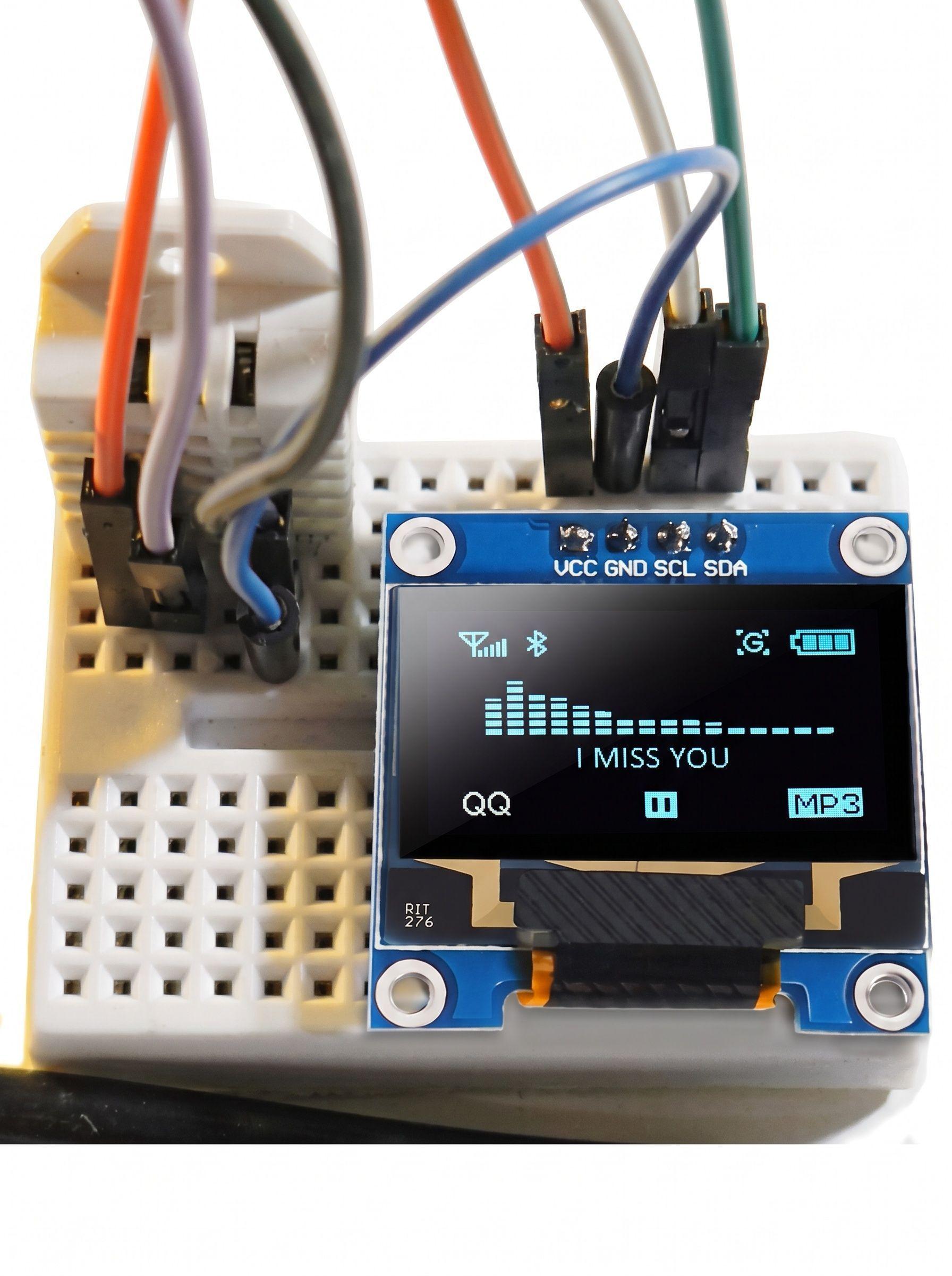 PACK DE 2 PANTALLAS OLED 0.96" PARA  ARDUINO Y ESP32-5