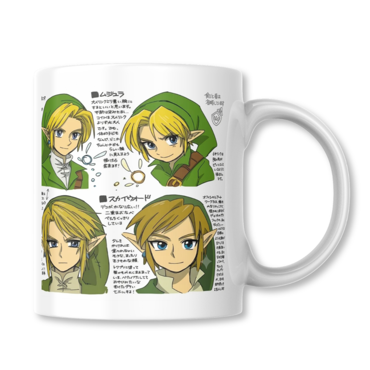 Taza Link Evolution The Legend Of Zelda Tazon 325ml-1