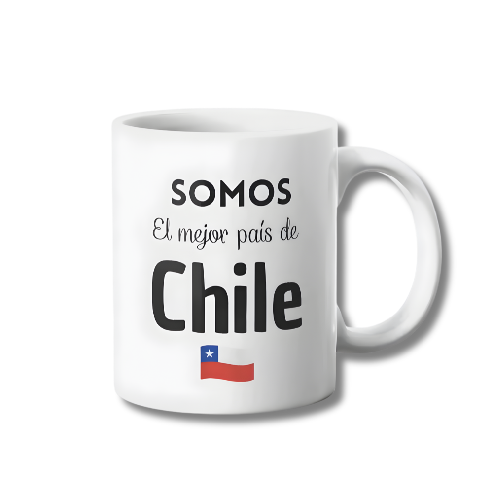 Taza Indio Picaro Somos el Mejor Pais de Chile Tazon 325ml-1