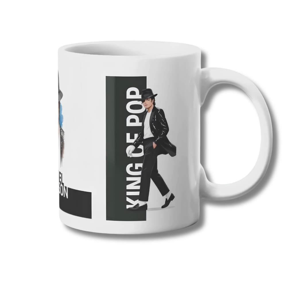 Taza Michael Jackson king of Pop Tazon 325ml-3