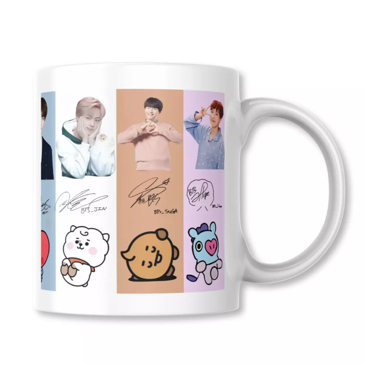 Taza BTS K Pop BT21 Tazon 325 ml-1
