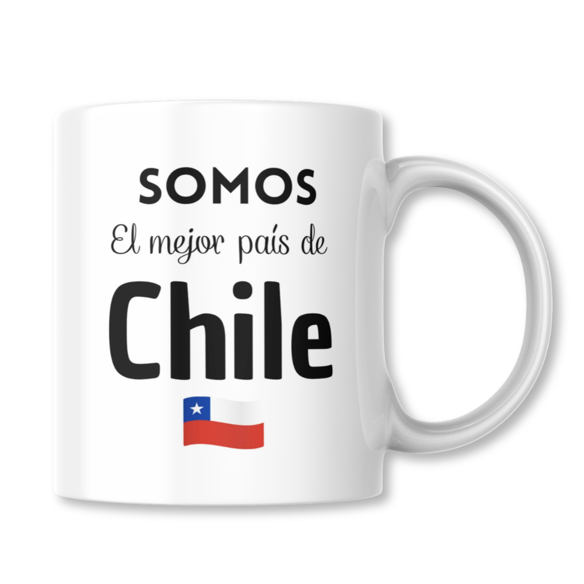 Taza Luffy One Piece Somos El Mejor Pais de Chile Tazon 325ml-1