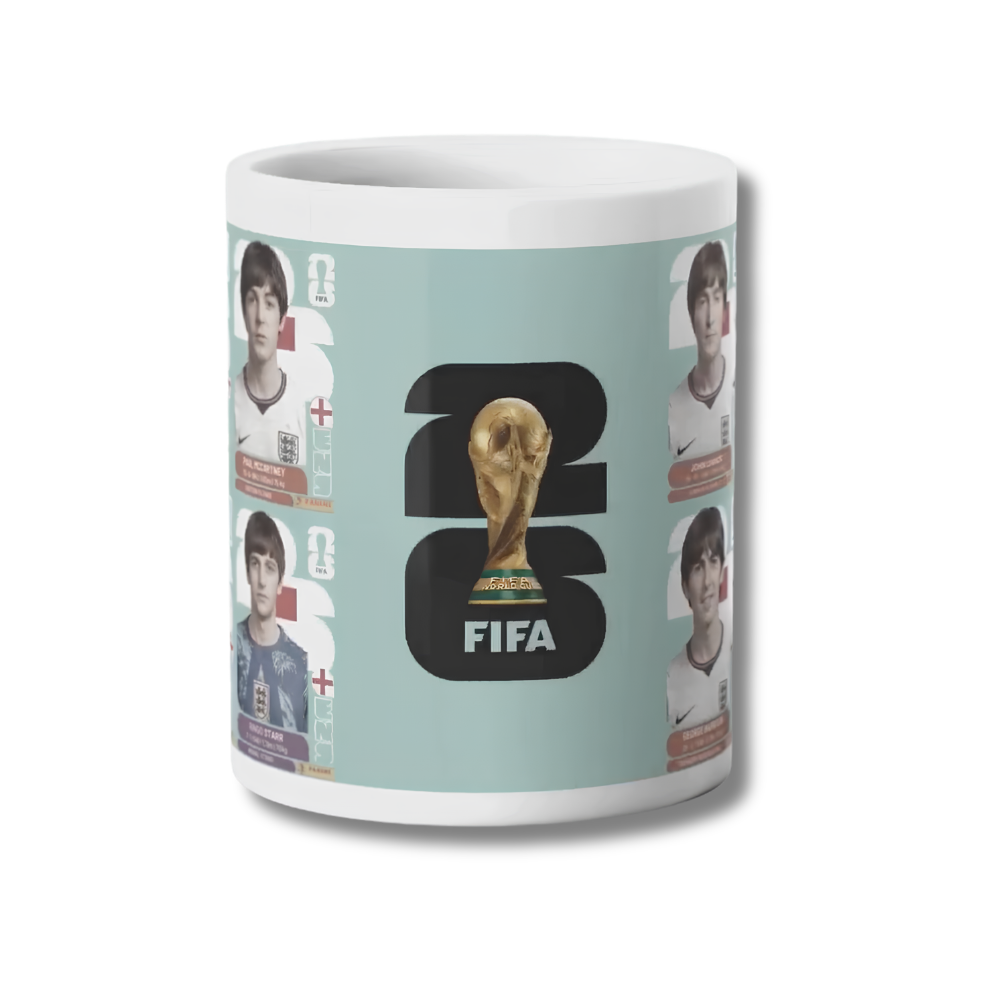 Taza The Beatles Fifa Mundial Futbol 2026 Tazon 325ml-1
