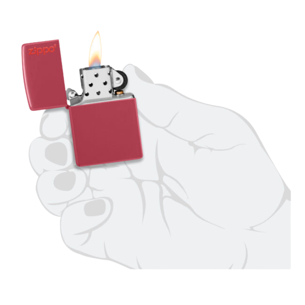 Encendedor Zippo Red Brick Logo Rosa ZP49844ZL-3