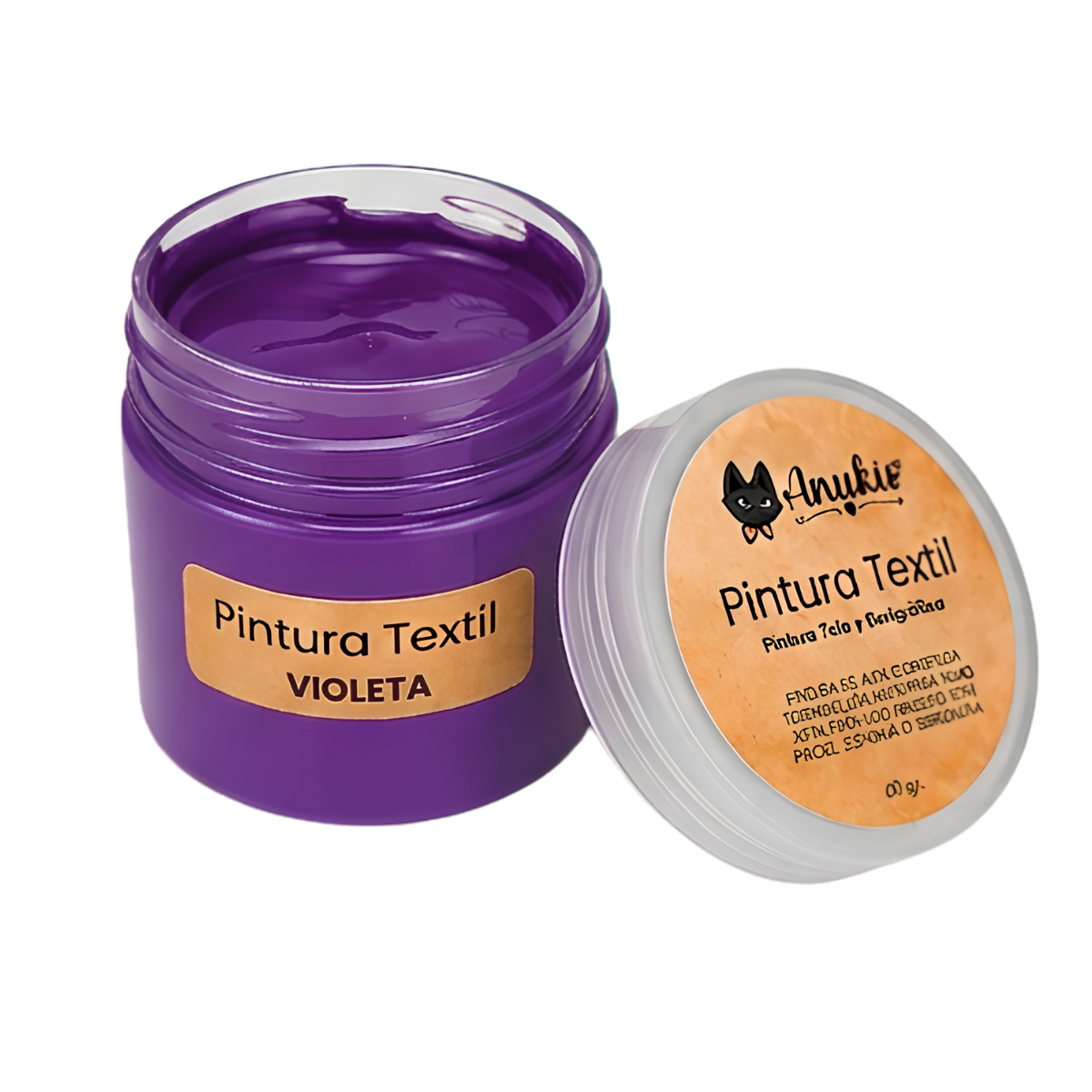 Pintura Textil y Serigrafica Anukis 60 grs Violeta-1