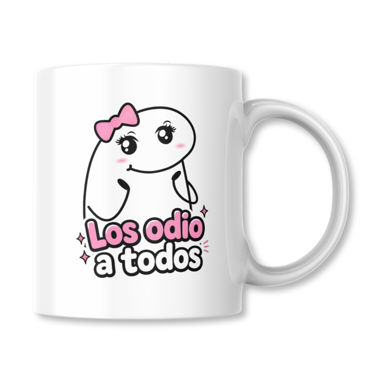 Taza Los Odio a Todos Flork Meme Tazon 325ml-1