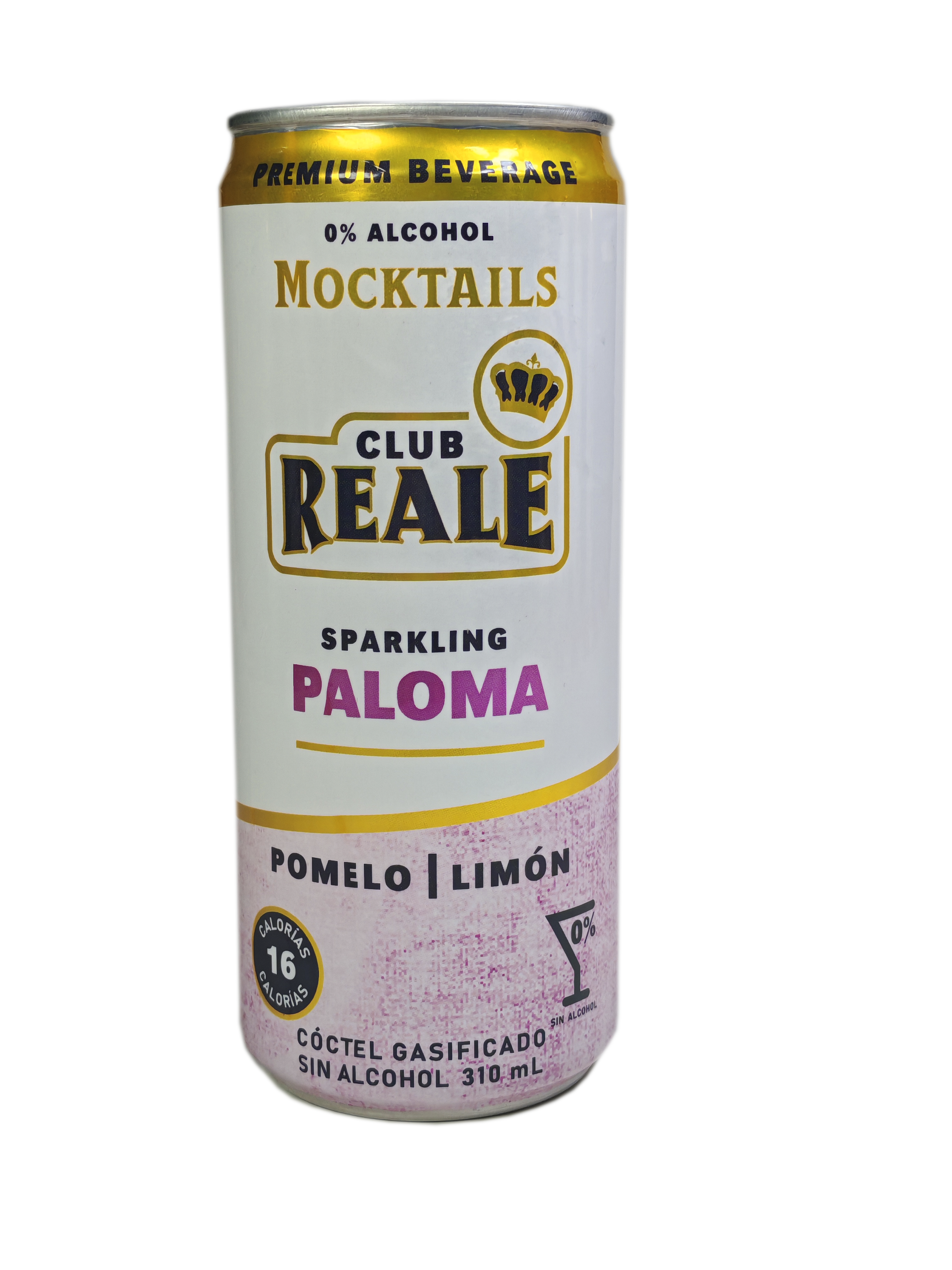 Paloma cocktail sin alcohol, latas de 310 cc, 4 unidades-2