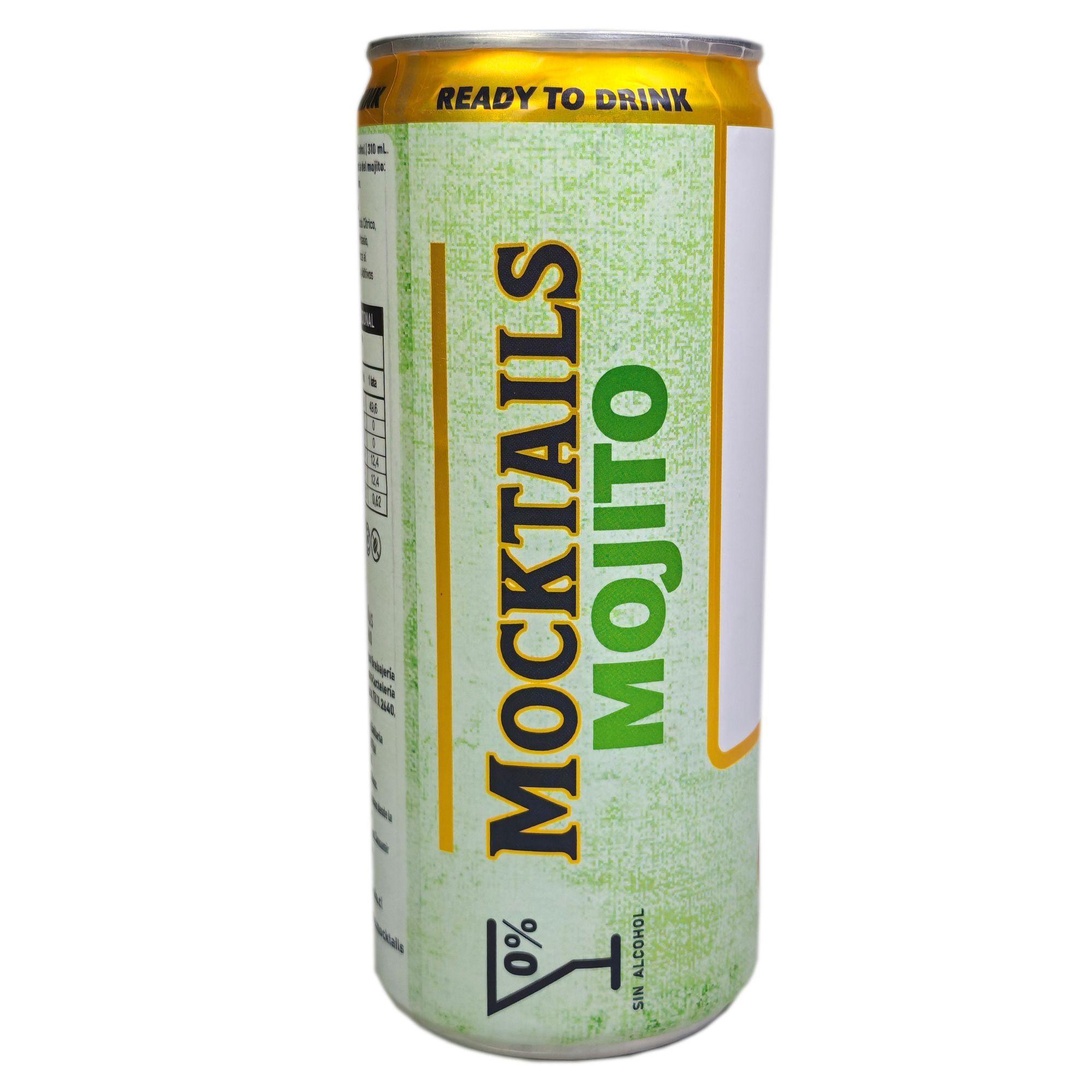 Mojito, cocktail sin alcohol, latas de 310 cc, 4 unidades-3