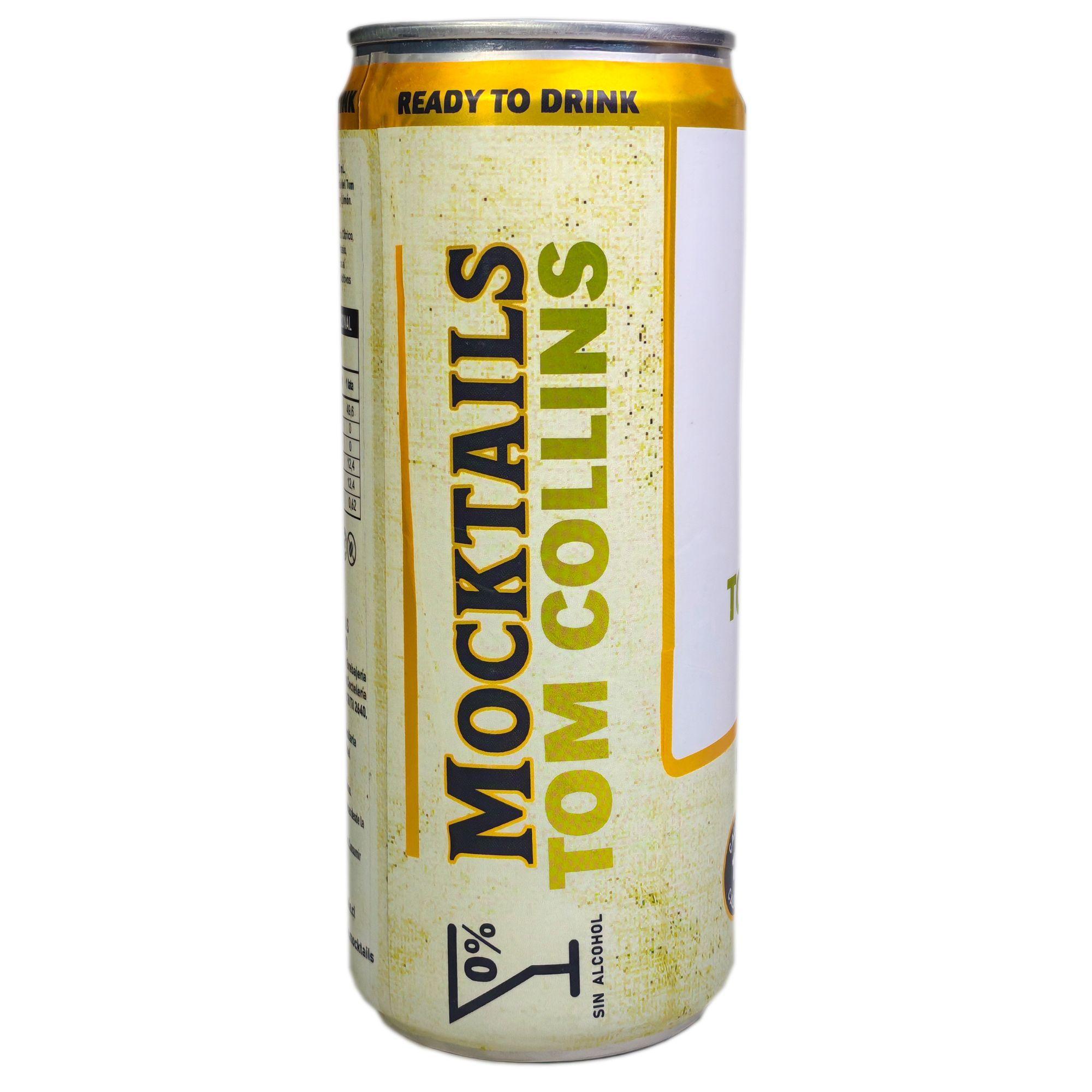 Tom Collins, cocktail sin alcohol, latas de 310 cc, 4 unidades-2