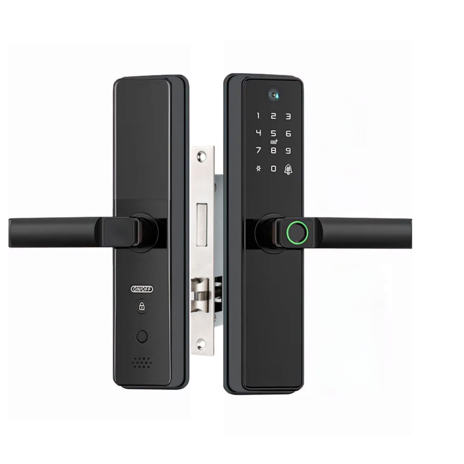 Cerradura Wifi Inteligente Con Cámara B2-pro Con Lector De Huella-RFID-0