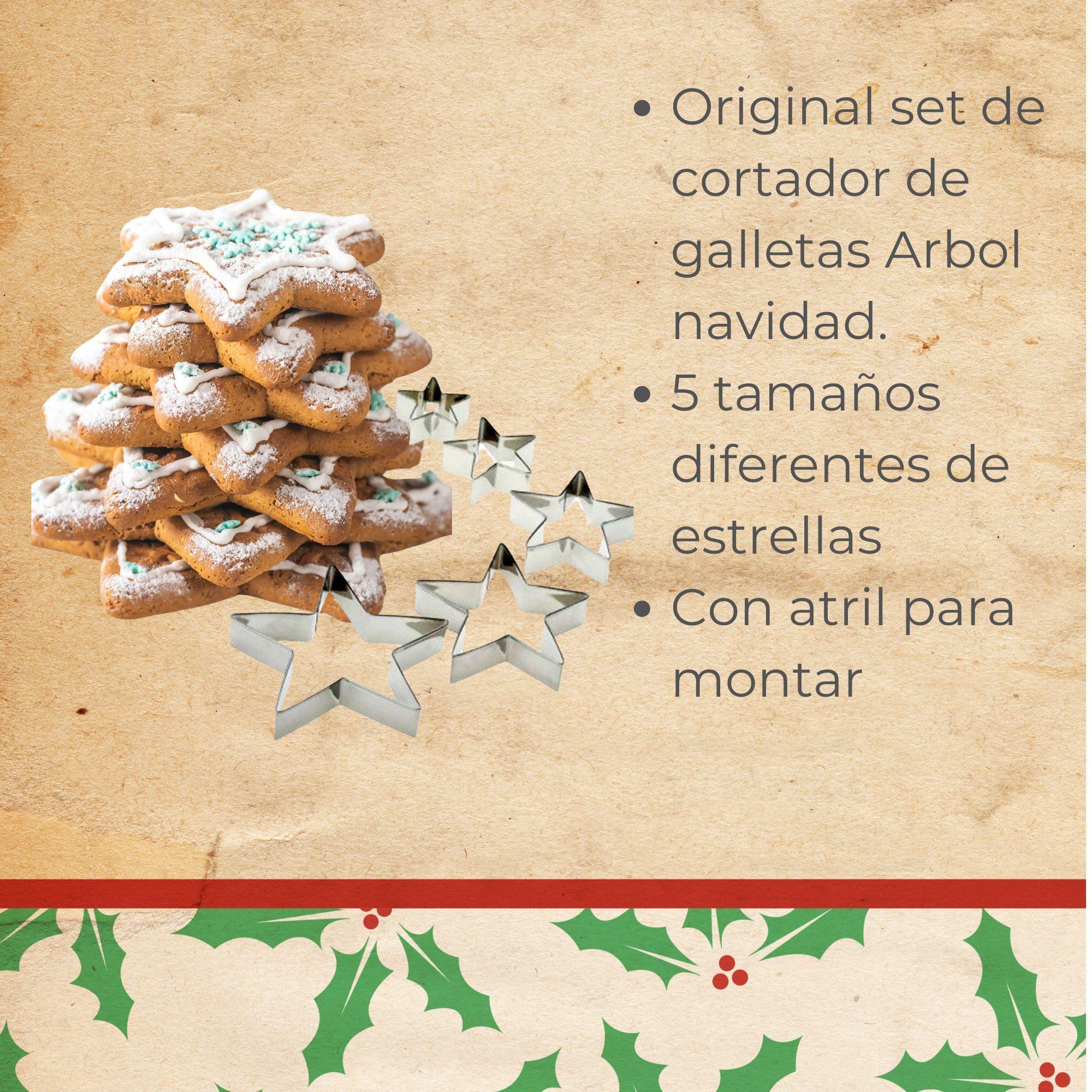 Set Moldes de Galletas Árbol de Navidad La Soluzione – 9 Piezas-2