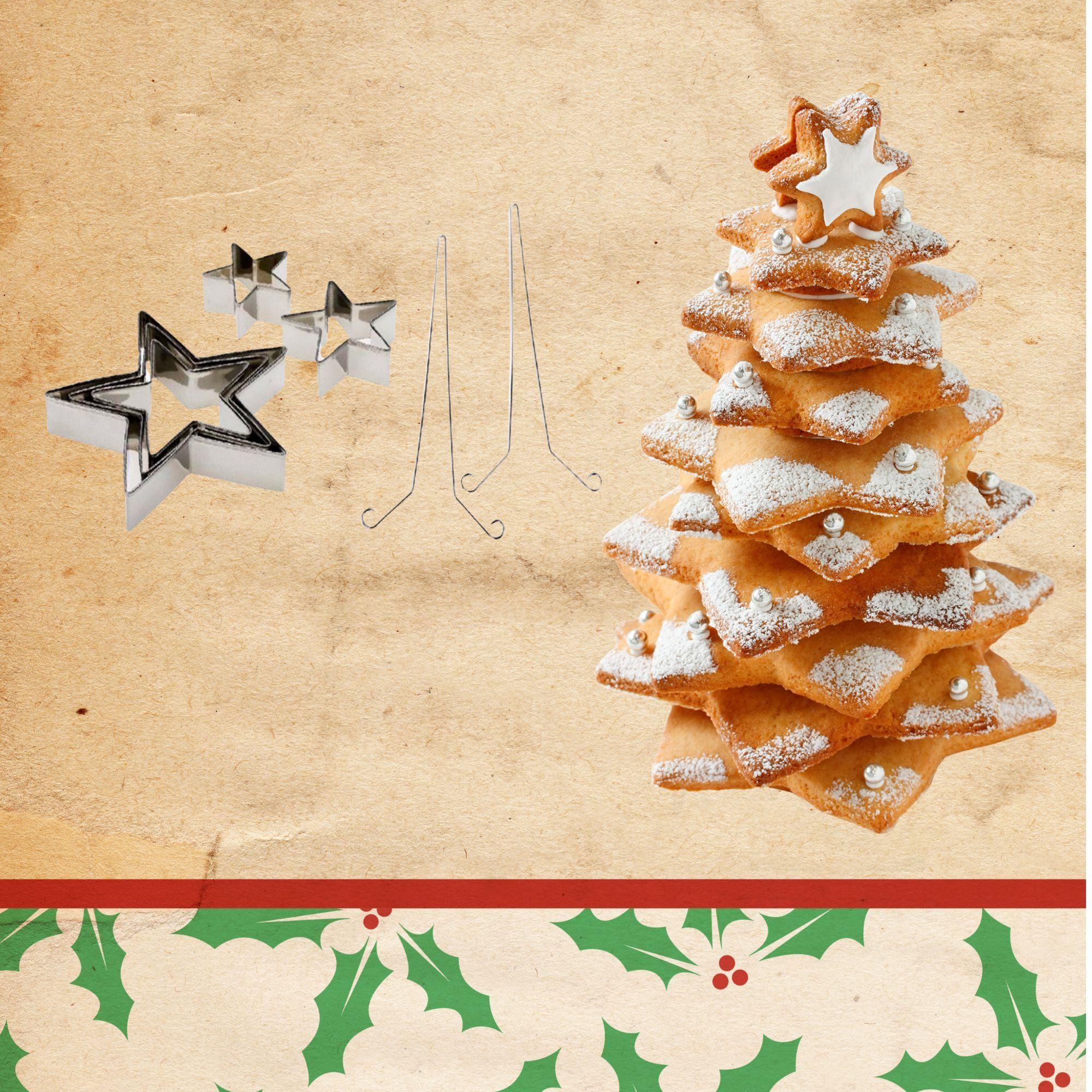 Set Moldes de Galletas Árbol de Navidad La Soluzione – 9 Piezas-3