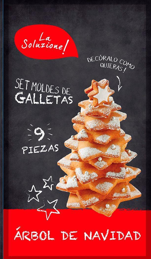 Set Moldes de Galletas Árbol de Navidad La Soluzione – 9 Piezas-4