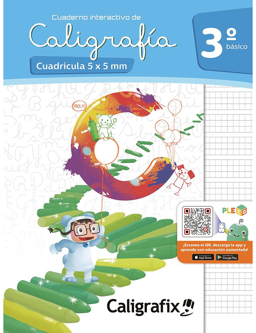 CALIGRAFIA EN CUADRICULA 3° BASICO PLEIQ-0