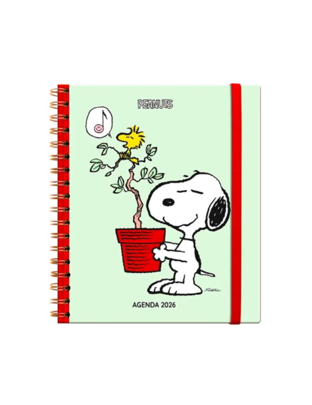 Agenda 2026 Snoopy Semanal Espiral-0