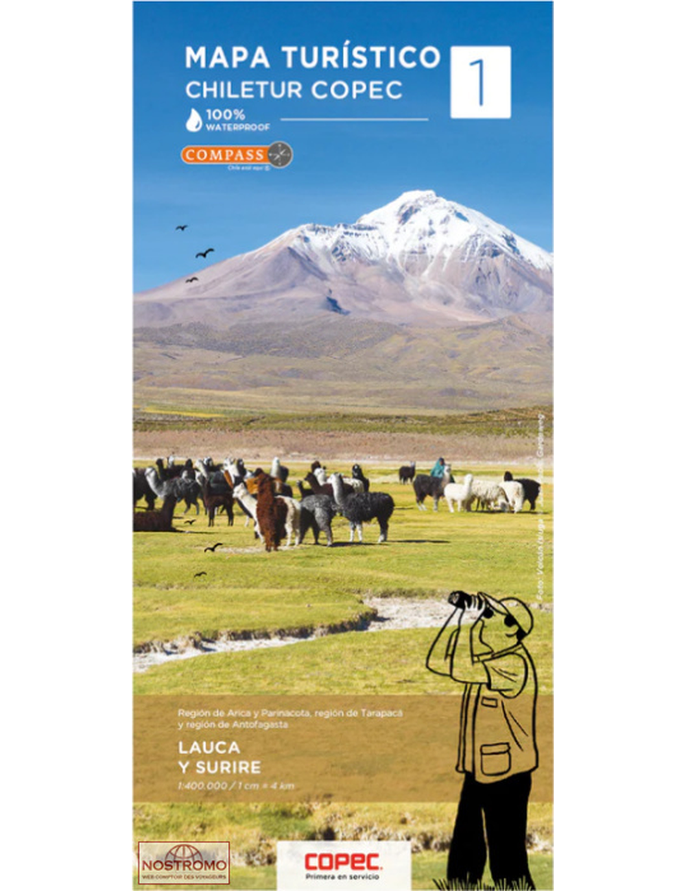 MAPA LAUCA, SURIRE Y ALTO LOA (N°1) 23-2-0
