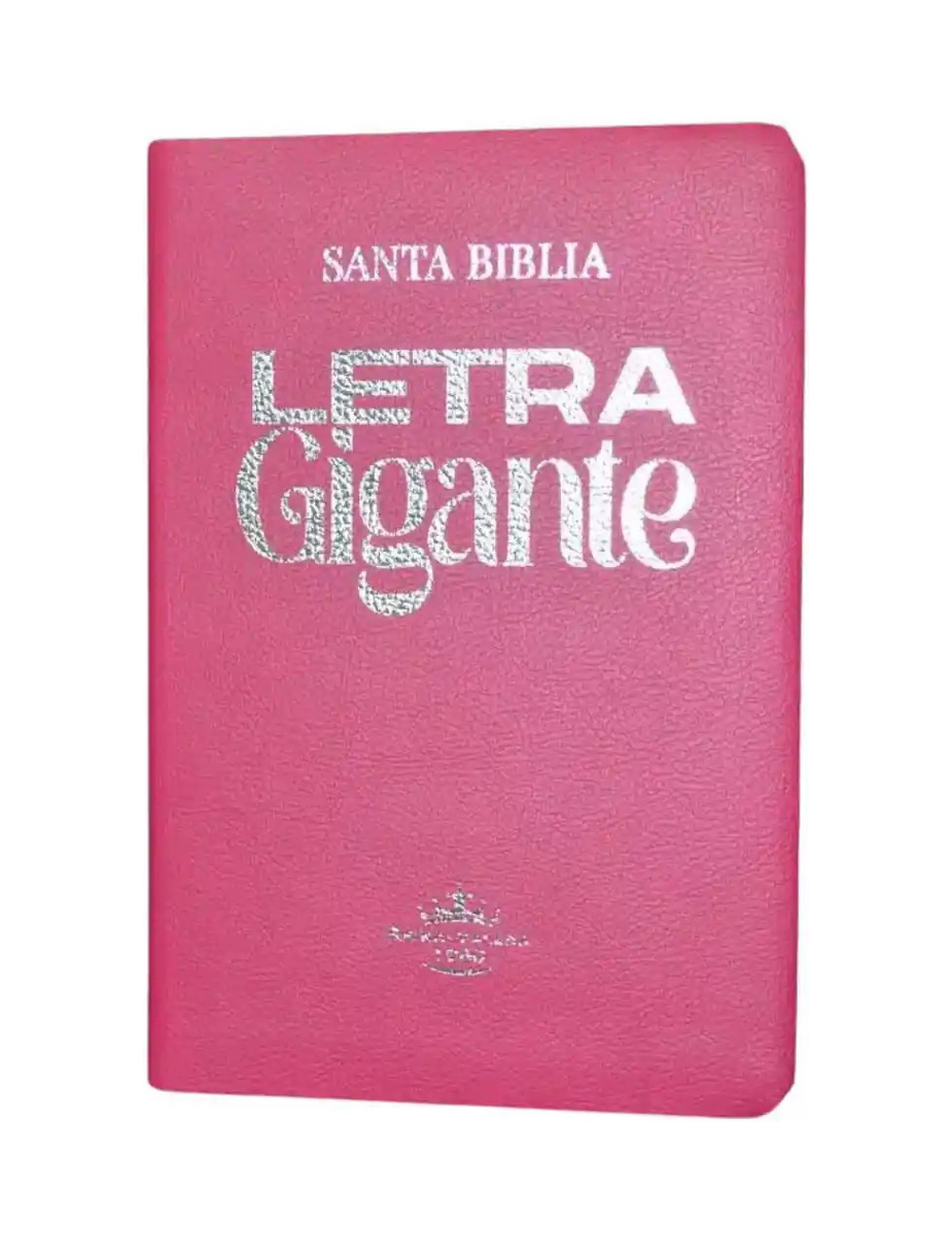 Biblia Letra Gigante  Piel Rosada Cierre-0