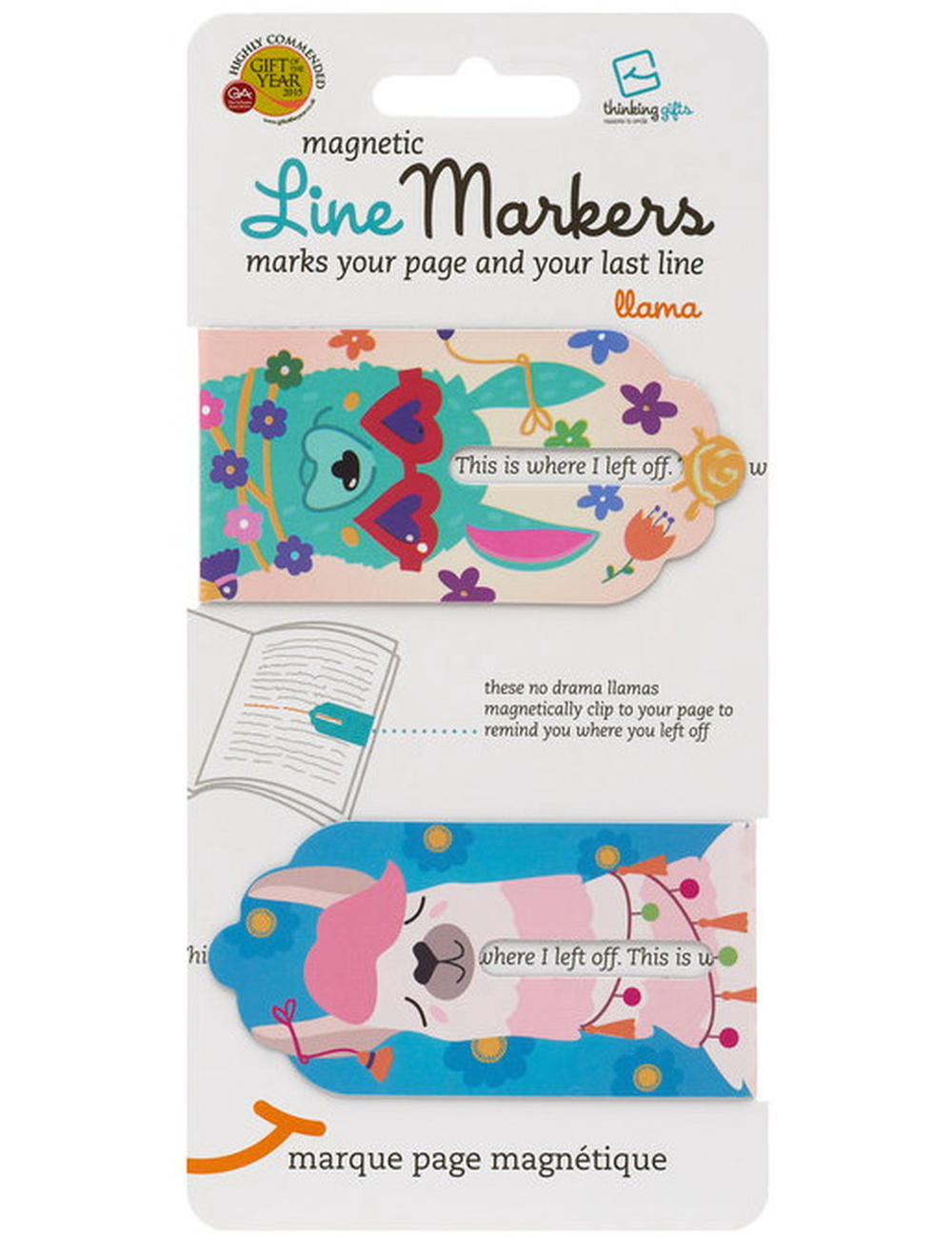 Marcapaginas Linemarkers Llama-0
