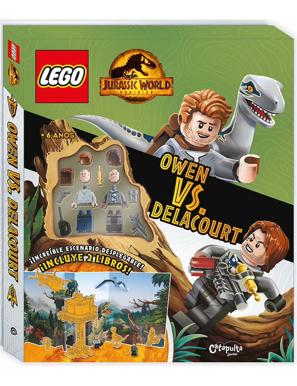 LEGO LANDSCAPE JURASSIC WORLD: OWEN VS.-0