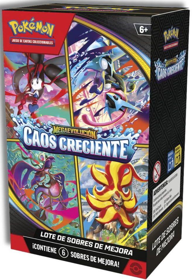 Pokemon TCG Mega Evolution Chaos Rising Booster Bundle (Español)-0