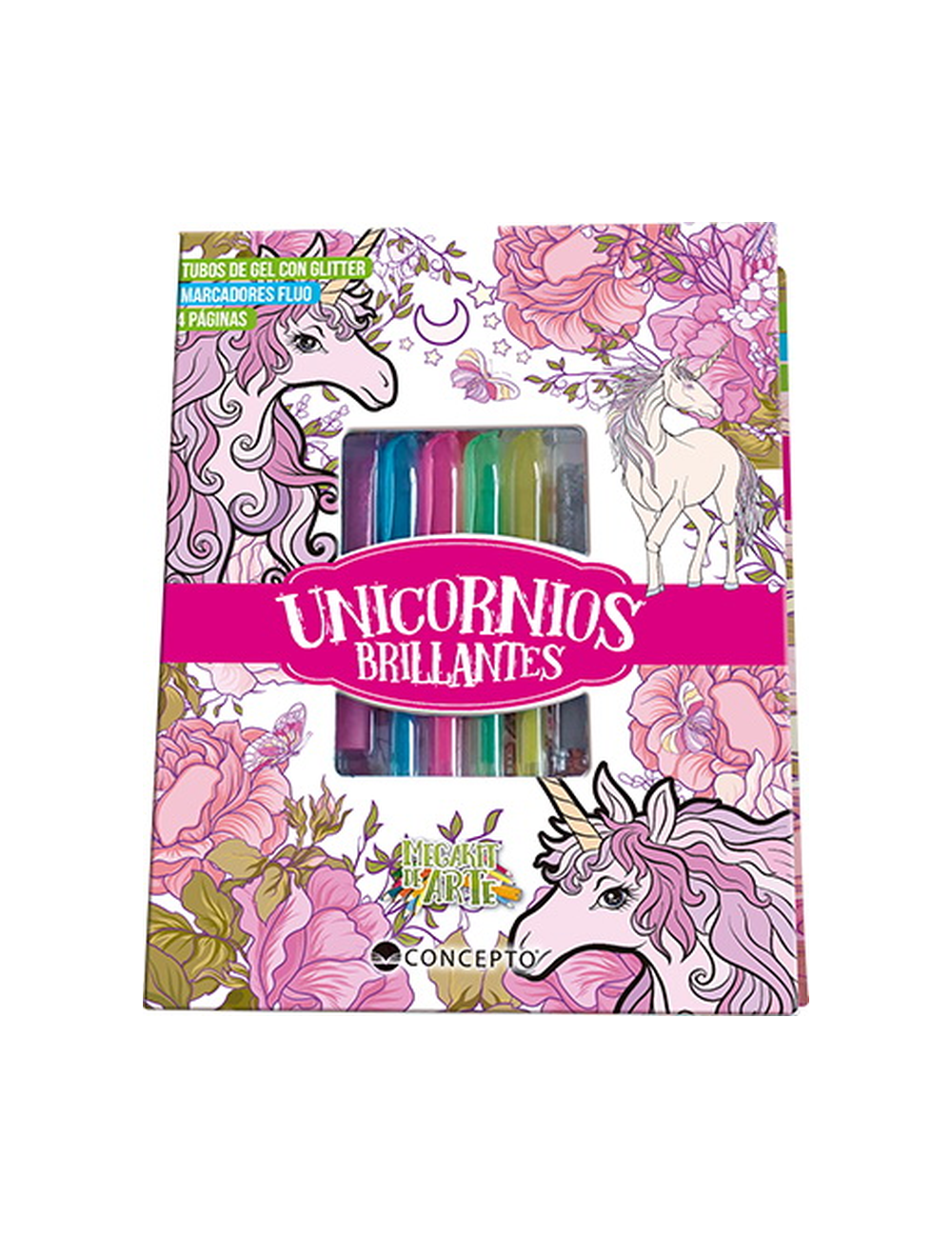 MEGAKIT DE ARTE - UNICORNIOS BRILLANTES-0
