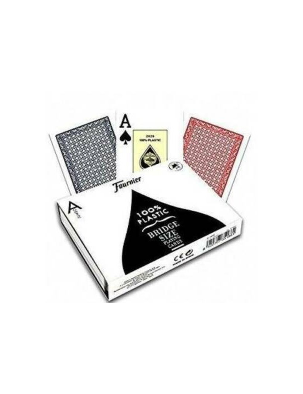 NAIPES BRIDGE PLASTICO 2JUMBO FOURNIER-0